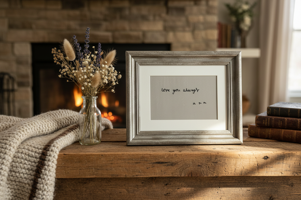 The Threaded Note in a country home setting