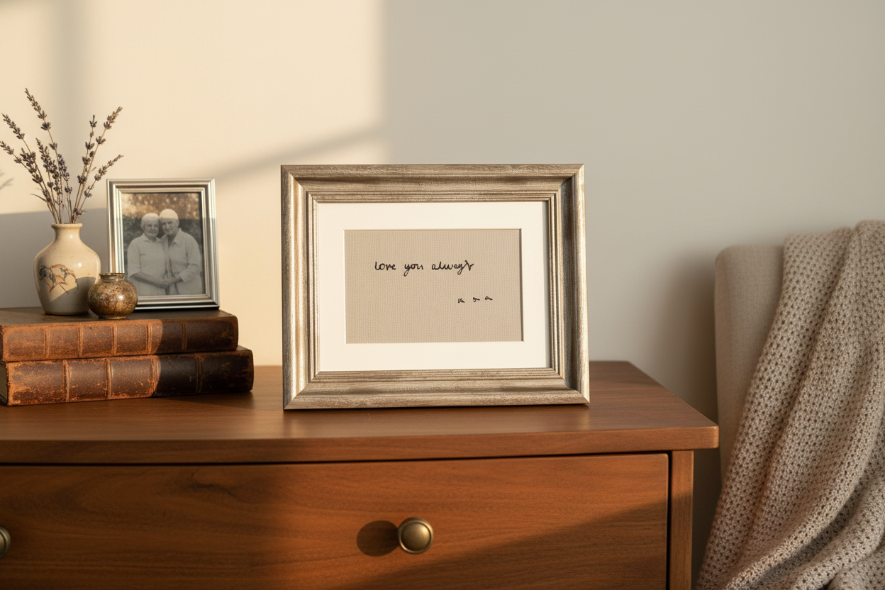 The Threaded Note in an elegant home setting